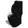 Černá keramická toaleta a bidet 270060