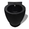 Černá keramická toaleta a bidet 270060