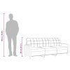 3místná pohovka vínová 180 cm textil 359105