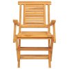 Skládací zahradní židle 2 ks 56x63x90 cm masivní teakové dřevo 362756