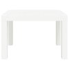 Zahradní stolek bílý 59 x 47 x 40 cm PP 364728