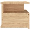 Plovoucí noční stolky 2 ks dub sonoma 40 x 31 x 27 cm kompozit 800412