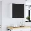 Horní skříňka Lyon černá 60x31x60 cm kompozitní dřevo 801269