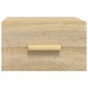 Nástěnné noční stolky 2 ks dub sonoma 35 x 35 x 20 cm 812841