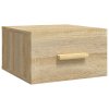 Nástěnné noční stolky 2 ks dub sonoma 35 x 35 x 20 cm 812841