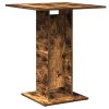 Bistro stolek kouřový dub 60 x 60 x 75 cm kompozitní dřevo 815102