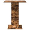 Bistro stolek kouřový dub 60 x 60 x 75 cm kompozitní dřevo 815102