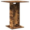 Bistro stolek kouřový dub 60 x 60 x 75 cm kompozitní dřevo 815102