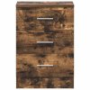 Noční stolky 2 ks kouřový dub 38 x 35 x 56 cm kompozitní dřevo 815322