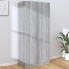 Šatní skříň šedá sonoma 90 x 52 x 200 cm kompozitní dřevo 815355