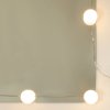 Toaletní stolek s LED bílý 74,5 x 40 x 141 cm 808801