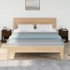 Noční stolky 2 ks hnědý dub 39 x 39 x 47,5 cm kompozitní dřevo 816143