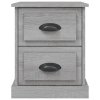 Noční stolky 2 ks šedé sonoma 39x39x47,5 cm kompozitní dřevo 816157