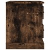 Noční stolky 2 ks kouřový dub 39x39x47,5 cm kompozitní dřevo 816155