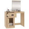 Toaletní stolek se zrcadlem dub sonoma 90x50x132,5 cm kompozit 816763