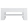 Konferenční stolek bílý 102 x 55 x 45 cm kompozitní dřevo 810899