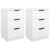 Noční stolky 2 ks bílé 40 x 36 x 65 cm 811269