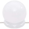 Toaletní stolek s LED hnědý dub 86,5 x 35 x 136 cm 820486