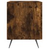 Noční stolky 2 ks kouřový dub 40x35x47,5 cm kompozitní dřevo 827255