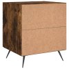 Noční stolky 2 ks kouřový dub 40x35x47,5 cm kompozitní dřevo 827255