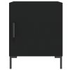 Noční stolek černý 40 x 40 x 50 cm kompozitní dřevo 827566