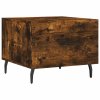Konferenční stolky 2 ks kouřový dub 50x50x40cm kompozitní dřevo 829439