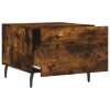 Konferenční stolky 2 ks kouřový dub 50x50x40cm kompozitní dřevo 829439