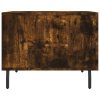 Konferenční stolky 2 ks kouřový dub 50x50x40cm kompozitní dřevo 829439
