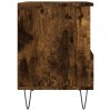 Noční stolek kouřový dub 40 x 35 x 50 cm kompozitní dřevo 830630