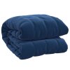 Zátěžová deka modrá 122 x 183 cm 9 kg textil 3154848