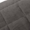 Zátěžová deka šedá 140 x 200 cm 10 kg textil 3154836