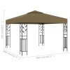 Altán 3 x 3 m taupe 180 g/m² 312243