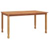 Zahradní jídelní stůl 150 x 90 x 75 cm masivní teak 316606
