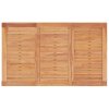 Zahradní jídelní stůl 150 x 90 x 75 cm masivní teak 316606