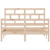 Rám postele masivní borovice 140 x 200 cm 3101283