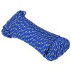 Lodní lano modré 3 mm 100 m polypropylen 152430
