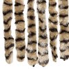 Závěs proti hmyzu béžový a hnědý 100 x 220 cm Chenille 325450