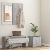 Sada nábytku do předsíně šedá sonoma kompozitní dřevo 3120198