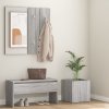 Sada nábytku do předsíně šedá sonoma kompozitní dřevo 3120198