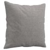 Dekorační polštáře 2 ks světle šedé 40 x 40 cm textil 349471