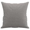 Dekorační polštáře 2 ks světle šedé 40 x 40 cm textil 349471