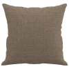 Dekorační polštáře 2 ks taupe 40 x 40 cm textil 349478