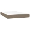 Taštičková matrace taupe 120 x 200 x 20 cm textil 347758