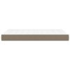 Taštičková matrace taupe 120 x 200 x 20 cm textil 347758