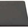 Nástěnné panely 12 ks tmavě šedé 90 x 15 cm samet 1,62 m² 343892