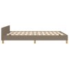 Rám postele bez matrace taupe 140 x 190 cm textil 3124972