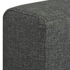3místná pohovka textil tmavě šedá 243584