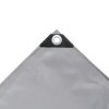 Plachta 650 g/m² 5 x 6 m šedá 144892