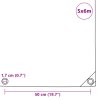 Plachta 650 g/m² 5 x 6 m šedá 144892