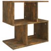 Noční stolek kouřový dub 50 x 30 x 51,5 cm kompozitní dřevo 815828